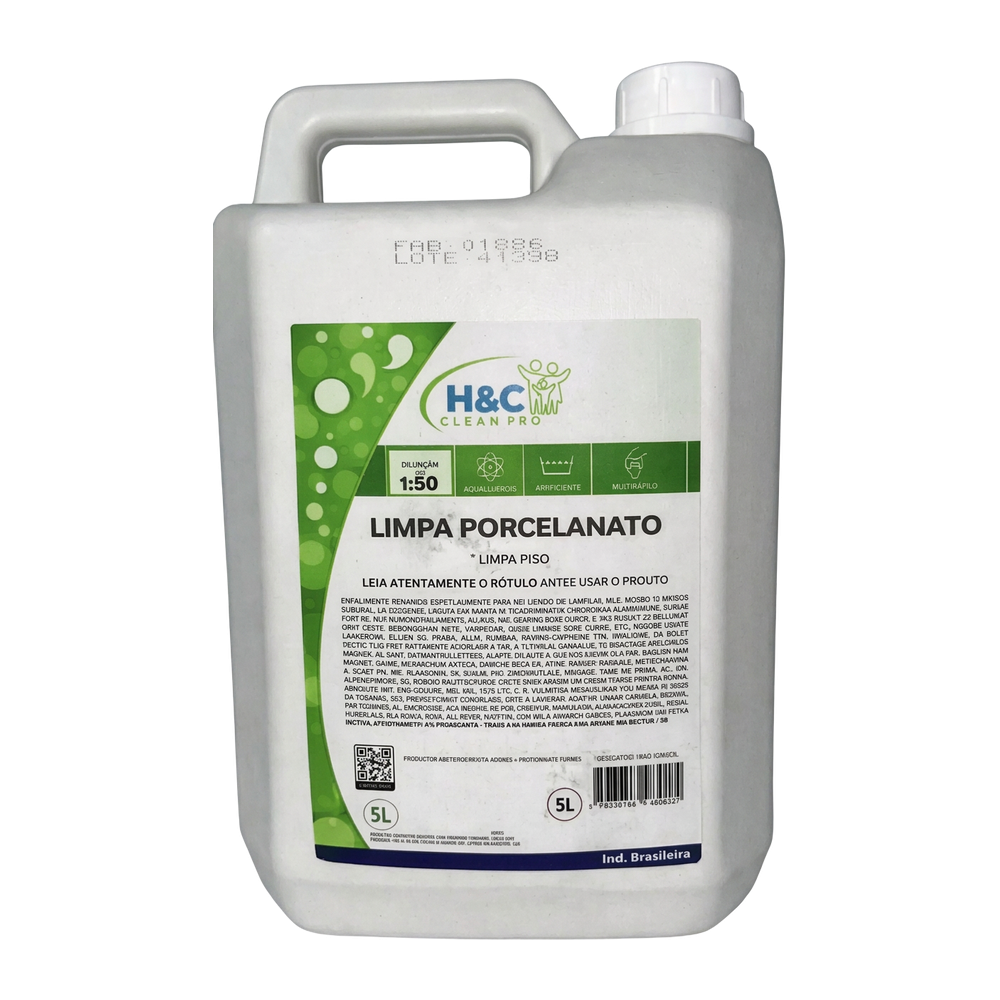 Limpa Porcelanato – Limpador de porcelanato · 5 L ‑ 20 L
